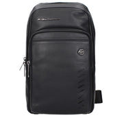 Black Leather Crossbody Bag