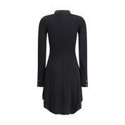 Zippered jersey biker Dress