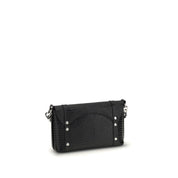 Black Calf Leather Bos Taurus Shoulder Bag