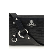 Black Calf Leather Bos Taurus Shoulder Bag