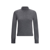 Gray Cashmere Turtleneck