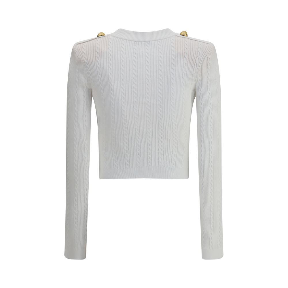 White Viscose Cardigan