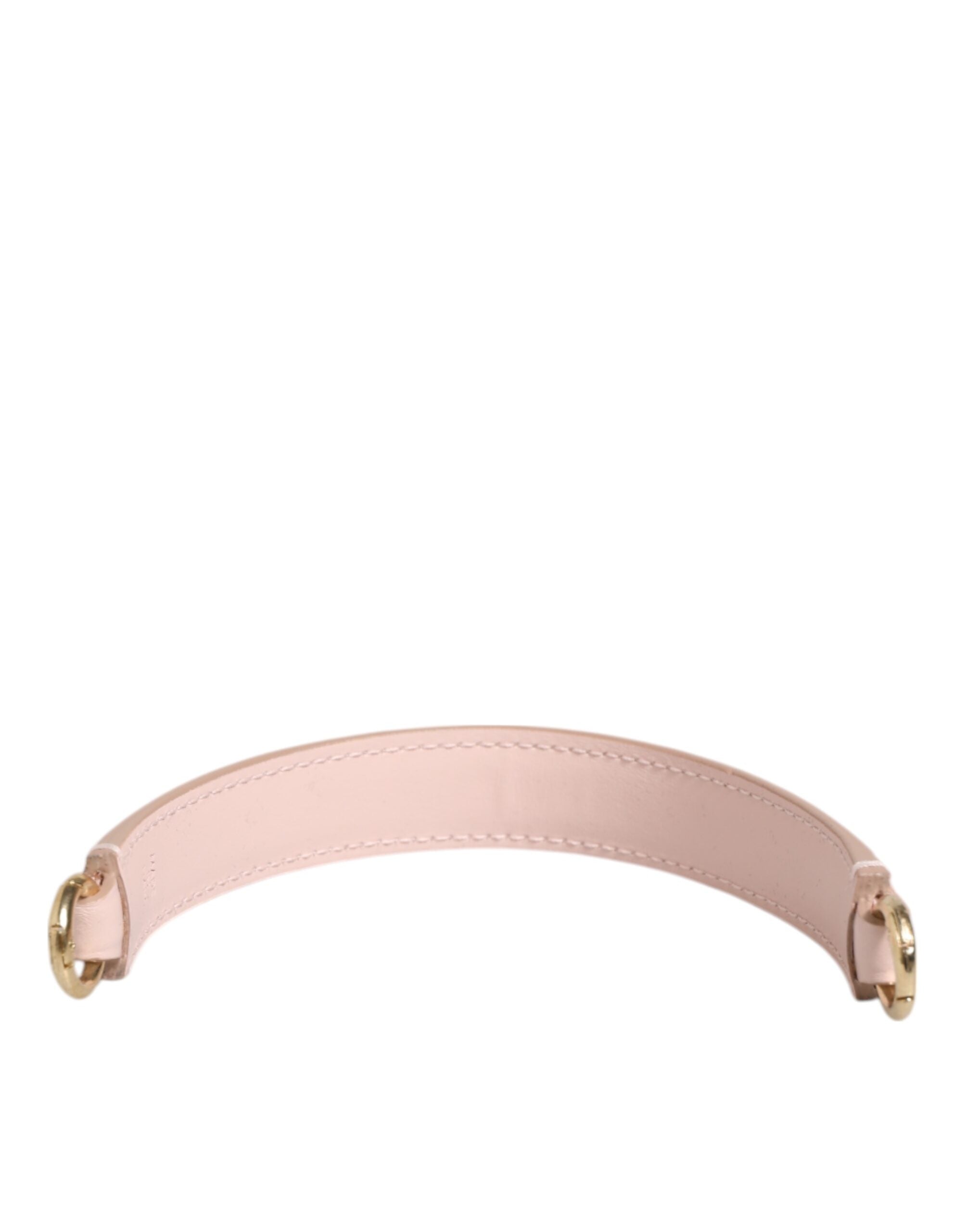 Dolce & Gabbana Pink Leather Shoulder Strap