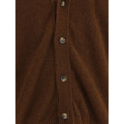 Brown Cashmere Cardigan