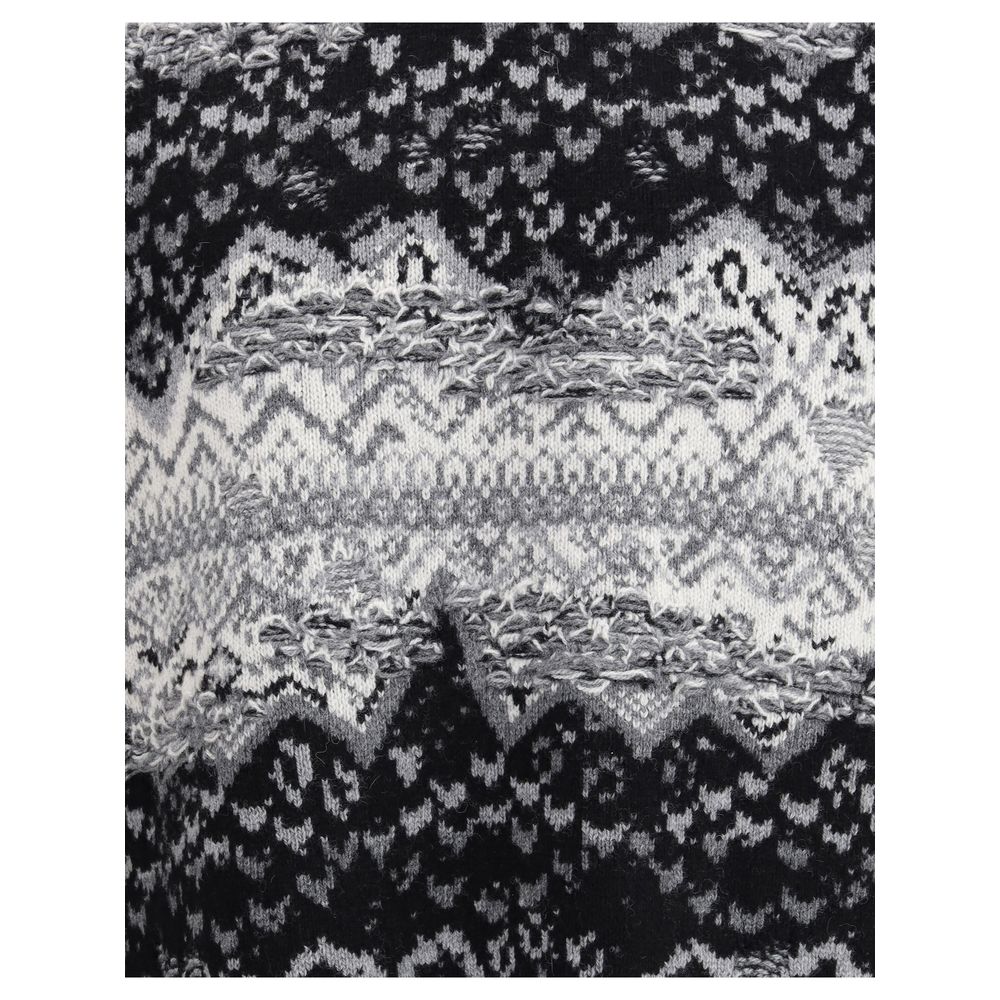 Gray Merino Wool Sweatshirt