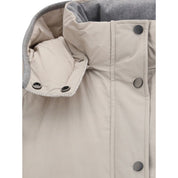 Gray Polyester Coat