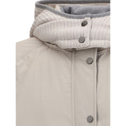 Gray Polyester Coat