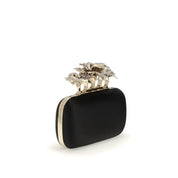 Black Silk Clutch Bag