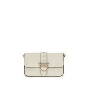 White Calf Leather Bos Taurus Shoulder Bag