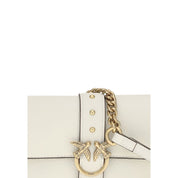 White Calf Leather Bos Taurus Shoulder Bag