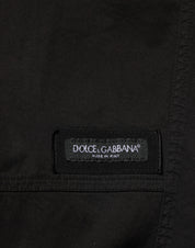 Black Cotton Cargo Jogger Sweatpants Pants