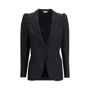 Black single-breasted jacket