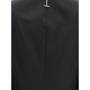 Black single-breasted jacket