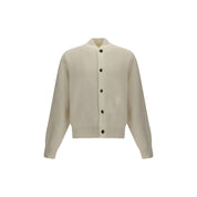 Embroidered Virgin Wool Cardigan