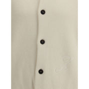 Embroidered Virgin Wool Cardigan