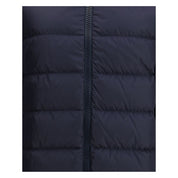 Hooded Down Jacket in dark blue