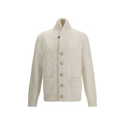 White Cashmere Cardigan