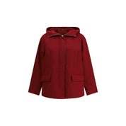 Bordeaux Polyester Shell Jacket