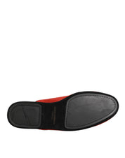 Red Suede DG King Men House Slippers Shoes