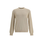 Beige Cotton Sweatshirt