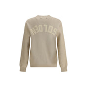 Beige Cotton Sweatshirt