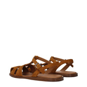 Church's Brown Suede Flat Sandals