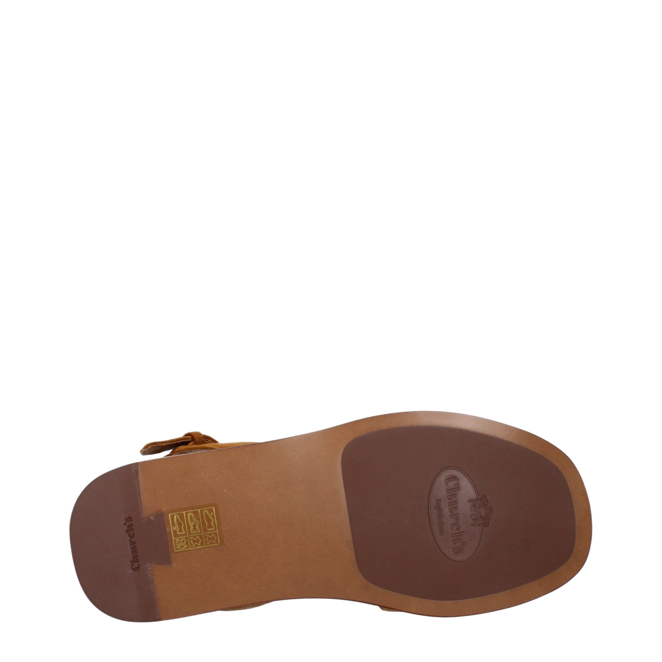 Church's Brown Suede Flat Sandals