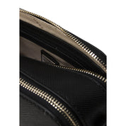 Guess Black Polyurethane Crossbody Camera Handbag