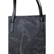 Black Polyester Handbag