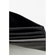 Gray Leather Cardholder