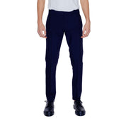 Blue Polyester Pant