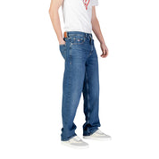 Blue Recycled Cotton Relaxed Fit Jean