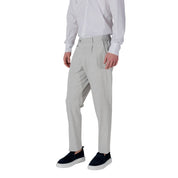 Gray Polyester Pant