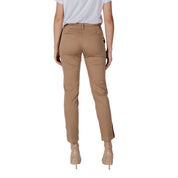 Beige bomullspantalong
