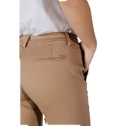 Beige bomullspantalong