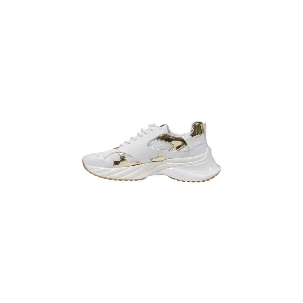Vit lädersneaker
