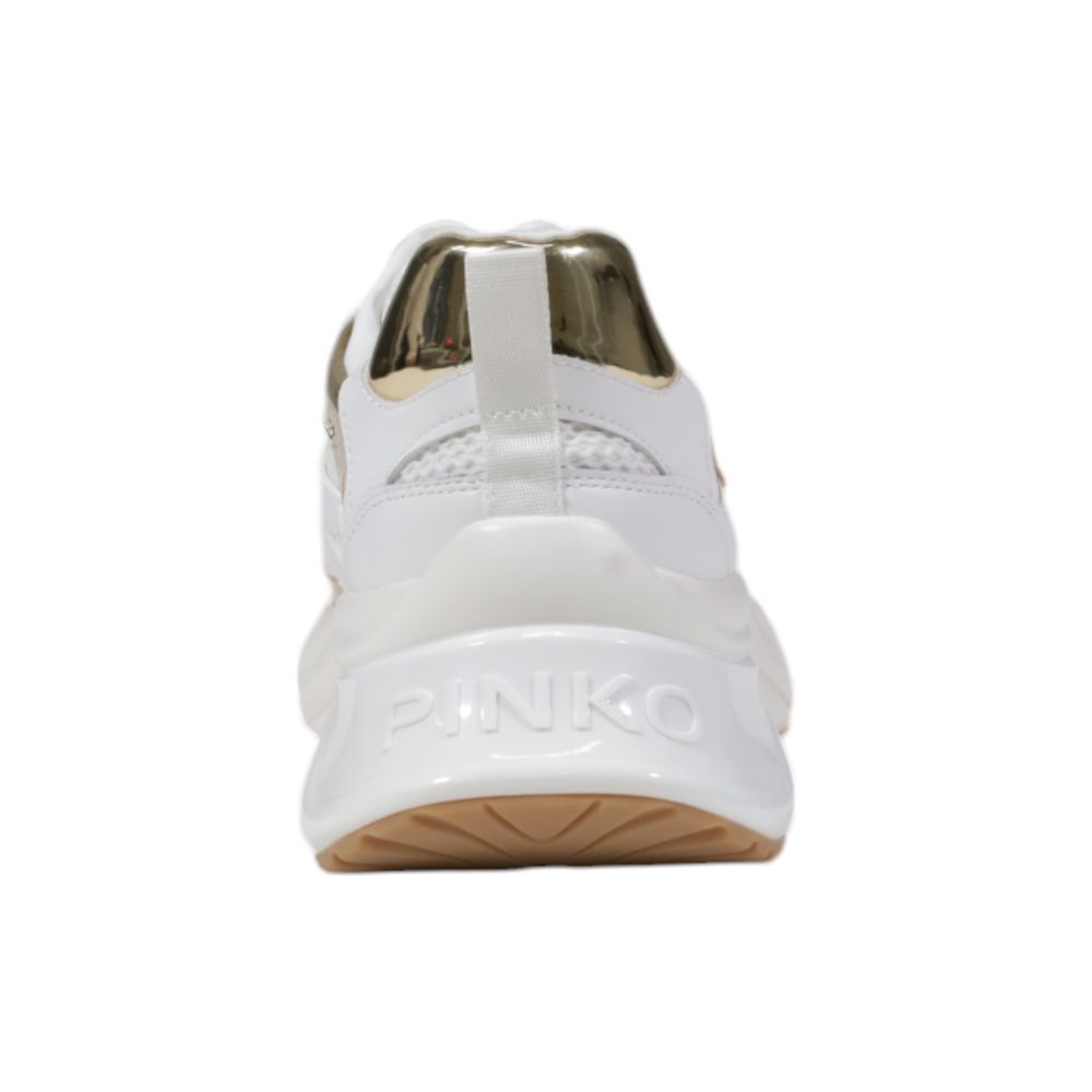 Vit lädersneaker