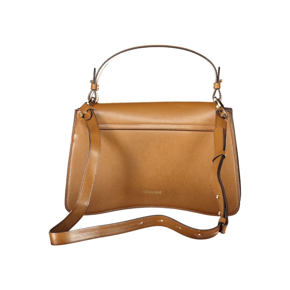 Coccinelle Brown Leather C-Me Calf Bag
