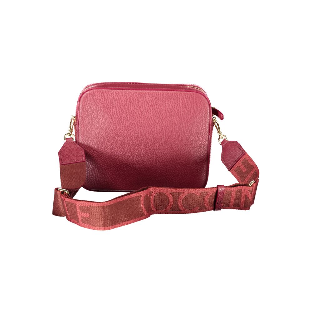 Coccinelle Red Leather Mini Tebe Bag