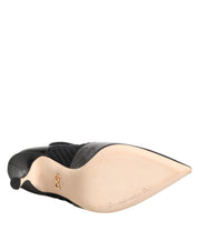 Black Stretch Stilettos Booties Socks Shoes