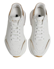 White Gold Daymaster Low Top Sneakers Shoes