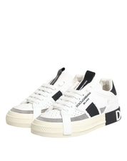 White Leather Custom 2.Zero Sneakers Shoes