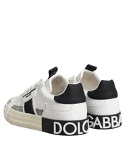 White Leather Custom 2.Zero Sneakers Shoes