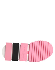 White Rose Print Sorrento Sneakers Shoes