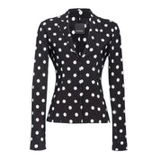 Black Viscose Women Blazer