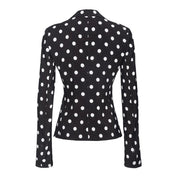 Black Viscose Women Blazer