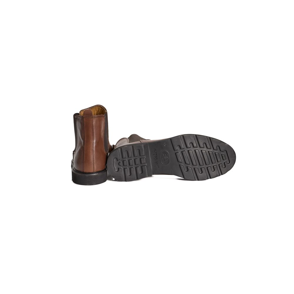 Brown Calfskin Men Boot