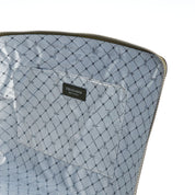 Grön läderhandväska för män