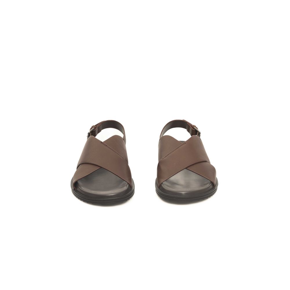 Cerruti 1881 Brown Cowhide Sandals