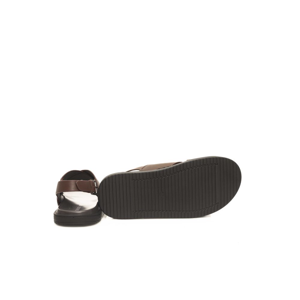 Cerruti 1881 Brown Cowhide Sandals